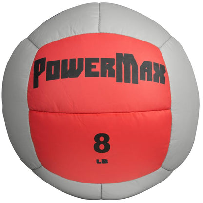 Gill Athletics PowerMax Soft Shelled Medicine Ball - Weighted Workout Ball, 14 Inch Diameter Med Ball, Medicine Balls for Exercise, Wall Ball for Strength Training