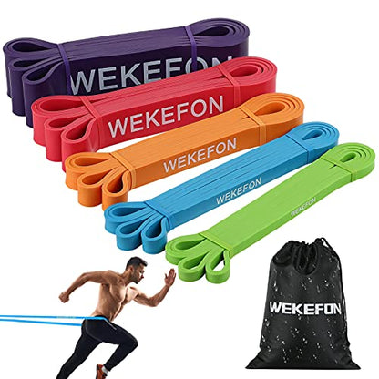 Resistance Bands Set, Pull Up Assist Bands - Stretch Resistance Band - Mobility Band Powerlifting Exercise Bands for Resistance Training, Physical Therapy, Home Workouts