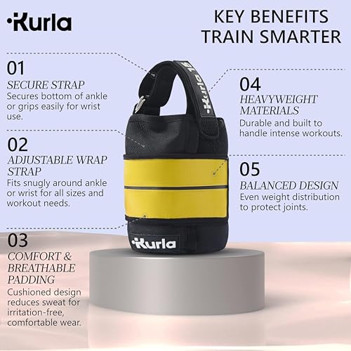 Ankle & Wrist Weights – 8/16/20/30 lbs Pair (4–15lbs - Each) | Dual Adjustable Secure Strap System | Patented Design | Ideal for Home Workouts, Pilates, Yoga, Glute Training - size: 15 lbs each (30 lbs pair)