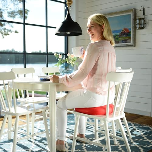 SISSEL SITFIT 14in Red | Active Sitting & Training | Strengthens Back & Pelvic Floor Muscles | Versatile Use: Legs & Veins | Adjustable Pressure | Includes Exercise Poster - color: Blue