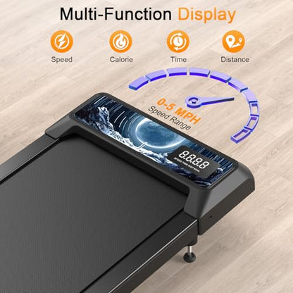 Walking Treadmill Pad with Incline Handle Bar
