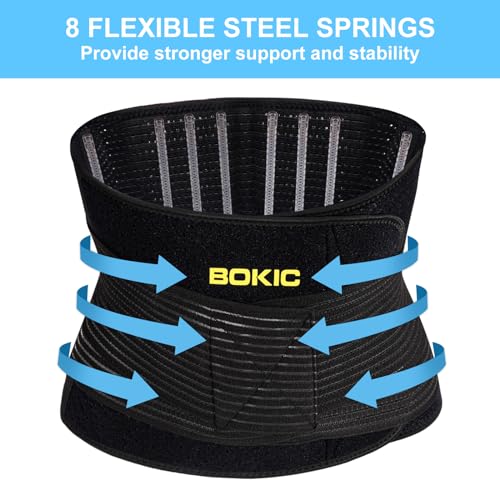 Back Brace for Women and Men, Back Support Belt for Lifting at Work, Back Stretcher for Lower back Pain Relief, Scoliosis, Sciatica,Herniated Disc,Protect Belt for Lumbar 04 Black-XXXL