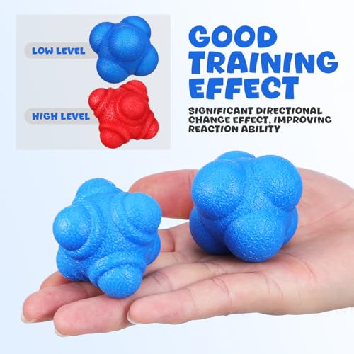 6pcs Reaction Training Agility Coordination for Sports Practice Hand-Eye Coordination Fun for All Ages Lightweight Portable