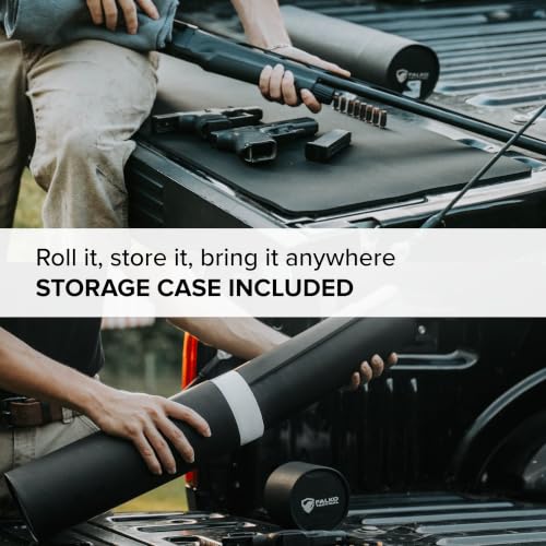 Falko Tactical Gun Cleaning Mat, Gun Mat for Handgun, Rifle and Shotgun - color: Black, size: 48x17