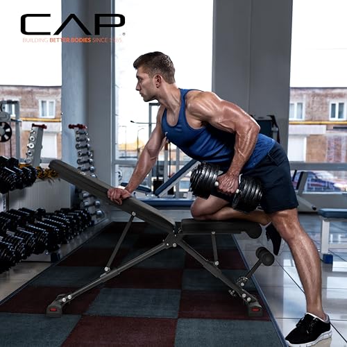 CAP Barbell Multi-Purpose Adjustable Utility Strength Training Weight Bench | Multiple Options - style: ELITE