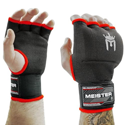 Meister Gel-Padded ProWrap Inner Hand Wrap Gloves (Pair) - size: Large-X-Large