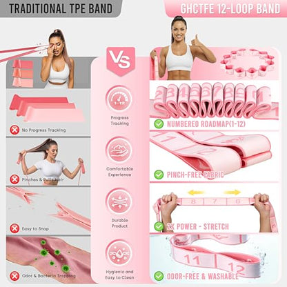 Adjustable Yoga Stick for Stretching & Balance, Upgraded Workout Pilates Equipment for Back Posture Corrector, 4-Section Steel Mobility Bar for Flexibility, Physical Therapy, Exercise Training