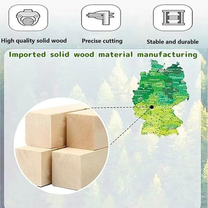 Wooden Platform, Indoor Wooden Step Stool with Non Slip Pads, Step for Outside, Stepping Platform for Adults & Elderly, No Assembly Required, Safety Stepping Stool for Bathroom, Kitchen, Bed(90