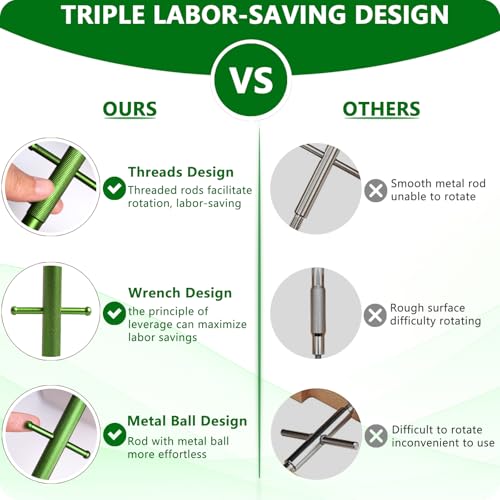 4 Way Hat Stretcher, Hat Stretcher for Fitted Hats, Heavy Duty Hats Shaper Extender w. Lever Wrench for Men All Kind of Caps - color: Green Upgraded_4way