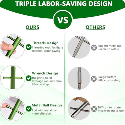 4 Way Hat Stretcher, Hat Stretcher for Fitted Hats, Heavy Duty Hats Shaper Extender w. Lever Wrench for Men All Kind of Caps - color: Green Upgraded_4way