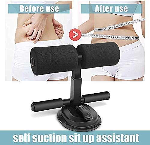 Sit-Up Bar With Foam Handle and Rubber Suction Seat Up Fitness Equipment Sit-ups and Push-ups Assistant Device For Weight Lose Gym Workout Abdominal Curl Exercise Work Out Trainer (Pack of 1)
