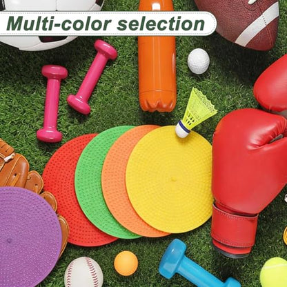 Spot Markers for Agility Dot, Non-Slip Poly Spots Floor Dots Flat Field Soccer Training Equipment