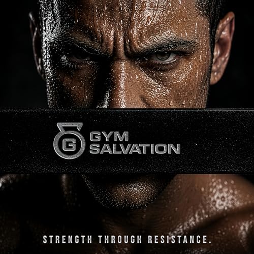 Gym Salvation Resistance Bands Set, 5 Pull Up Assist & Strength Training Bands, Durable Powerlifting & Workout Loops with Carry Bag - Black and Military Green Shades