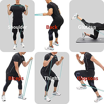 PROIRON Resistance Bands Pull Up Bands Comfortable Exercise Bands Anti-Slip Workout Bands for Pull up Dip Squat Gym Workout Physical Therapy Stretch Bands for Men & Women,Length 81.89in