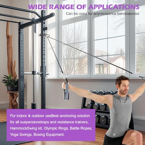 Power Rack attachments Band Pegs Resistance Band Hooks for Squat Rack O-Ring for Versatile Gym Equipment Attachments 304 Stainless Steel (2 Pack)