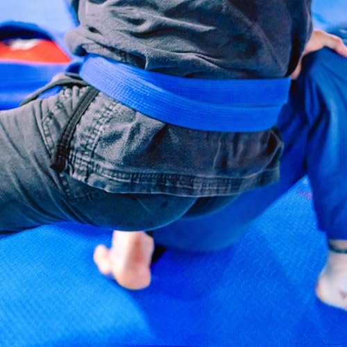 Elevon Puzzle Exercise Gym Flooring Mat, 3/4" Thick EVA Interlocking Foam 24 Tiles Workout Mat for Home Gym, 96 Sq Ft, Navy - color: Navy, style: 3/4"Th, 24 Tiles (96 Sq Ft)