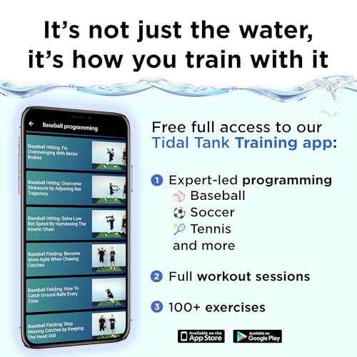 Tidal Tank Tube - The Original Aqua Bag - Water Weight Bag up to 79 lbs - Adjustable Workout Sand Bags Weights Alternative - Portable Sandbag Fitness Equipment Set, Home Exercise Gym - Including App - color: Extra large: max. 70 lb