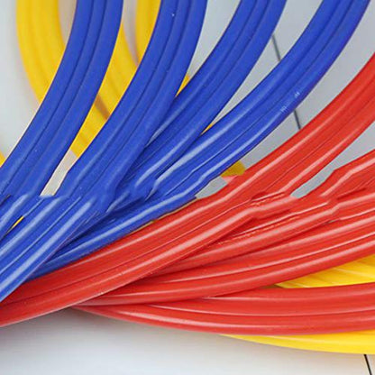 HERCHR 6 Pcs Multicolor Speed Agility Rings Set, Soccer Sport Training Speed Rings Football Control Skills Agility Loop for Agility Footwork Training