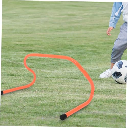 4pcs Sports Agility Hurdles Plastic Training Equipment for Speed and Coordination Drills for Boys and Girls and Athletes Height for Soccer Practice and Fitness Training