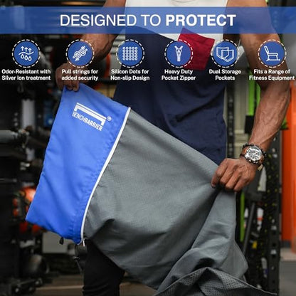 BENCHBARRIER® Original Patented Hygienic Fitness Equipment Cover | The Next Step in Gym Hygiene