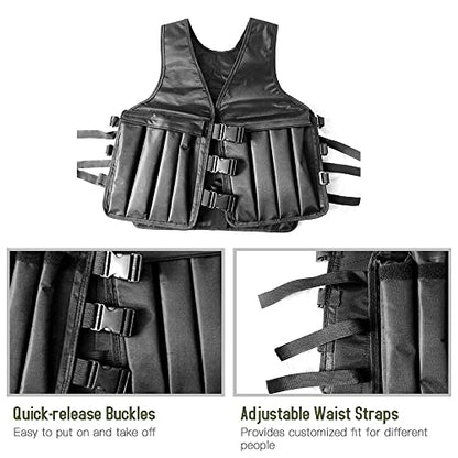 Adjustable Weighted Vest Without Weights for Men Women, Empty Workout Exercise Camo Weighted Vest for Strength Training Cardio Running Calisthenics