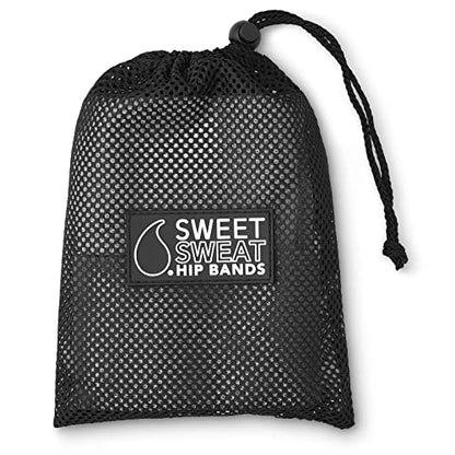 Sweet Sweat® Hip Bands with 3 Levels of Resistance - color: Gray