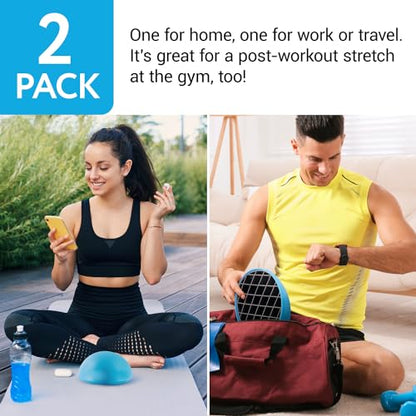 IMPRESA Upper Back Stretcher - Pack of 2, One Size Spinal Decompression & Posture Correction - Thoracic Spine Stretch & Flexibility - Pain Relief & Upper Back Pain Stretches