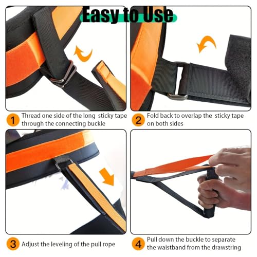 Speed Training Kit, Overload Running Resistance Harness & Resistance Band, Agility Training Equipment for Football, Strength Training Band for Youth, Adult, Athletes