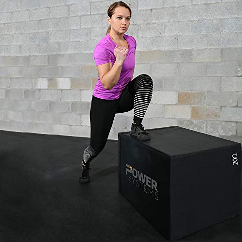 Power Systems 3-in-1 Foam Plyo Box - size: 16" x 20" x 24"