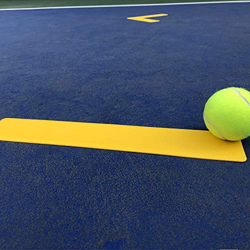 Court Line Marker Set Create Your Own Mini Pickleball Tennis Court (Yellow Court Marker)