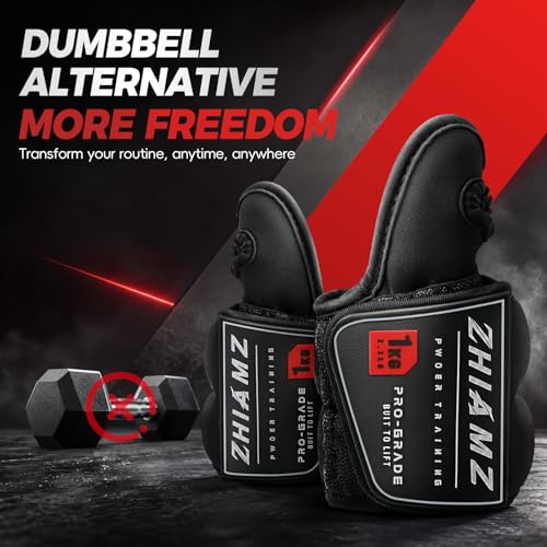 Wrist Weights with Thumb Loops Lock for Men Women, Ankle Weights Weighted Gloves for Running Strength Training Walking Exercises(Available in 2.2lb*2 or 4.4lb*2) - size: 2.2lbs x 2