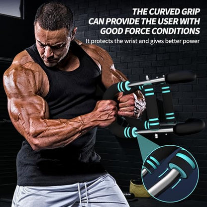 Twister Arm Trainer,Adjustable Chest Workout Equipment, Arm Shoulder Chest Trainer for Men,Chest arm Exerciser, Portable Chest Clip Muscle(U60-100lbs kit)