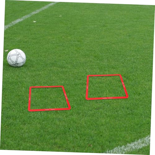 Kisangel Agility Training Rings for Soccer 6pcs Multi-Function Football Training Circles Set