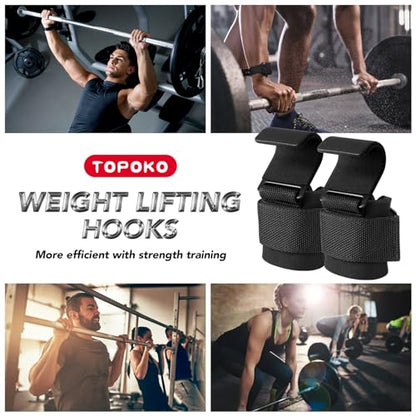 Pull Up Bar for Doorway,2 Pcs Weight Lifting Hooks,Upgrade Chin up Bar for Doorway Without Screws,- Upgraded Heavy Duty Lifting Wrist Straps for Deadlift,