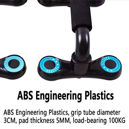 Push-up Bracket,Fitness Equipment Anti-Skid Push-ups I-Shaped Training, Men and Women Exercise Chest Muscle