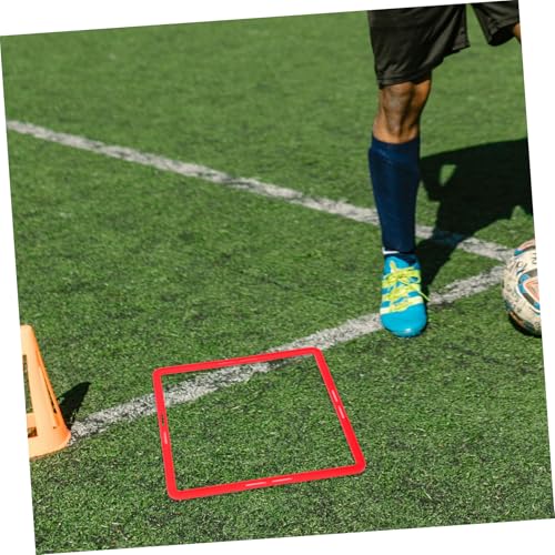 Kisangel Agility Training Rings for Soccer 6pcs Multi-Function Football Training Circles Set