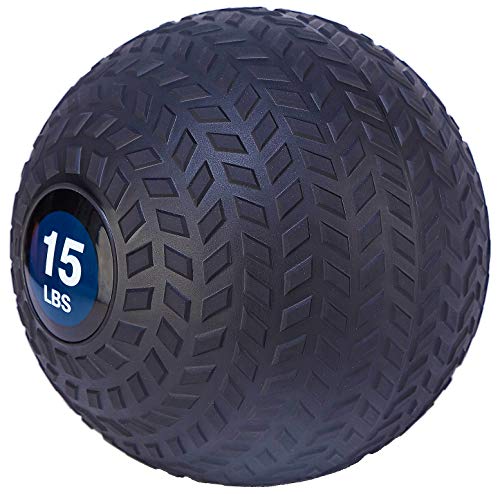 Fitvids Slam Medicine Wall Balls Workout Exercise Fitness Weighted Balls for Cross Training, Strength and Conditioning Exercises, Cardio and Core Workouts - style: 15 Pounds