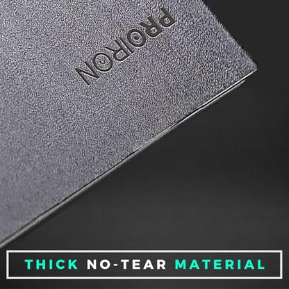 PROIRON Heavy Duty Exercise Equipment Mat, Treadmill Mat - 45"x32", 48"x24", 78"x36" - Floor Protector for Home Gym, Exercise Bike, Weight Bench, Rowing Machine, Cross Trainer - size: 48"x24"