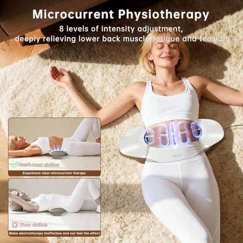 Zenopax 5-in-1 Electric Lumbar Traction Device, Lower Back Decompression - color: Warm Beige