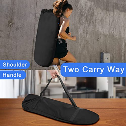 Xxerciz Carrier Bag for Foldable Mini Trampoline, Outdoor Travel Storage Bag with Shoulder Strap with Drawstring for Gym Sports Home Storage