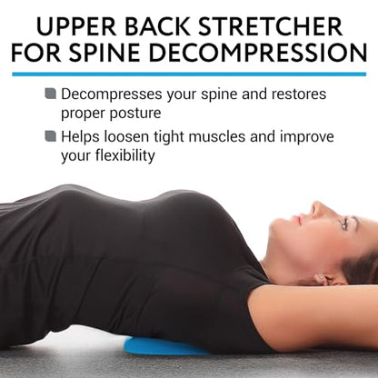 IMPRESA Upper Back Stretcher - Pack of 2, One Size Spinal Decompression & Posture Correction - Thoracic Spine Stretch & Flexibility - Pain Relief & Upper Back Pain Stretches