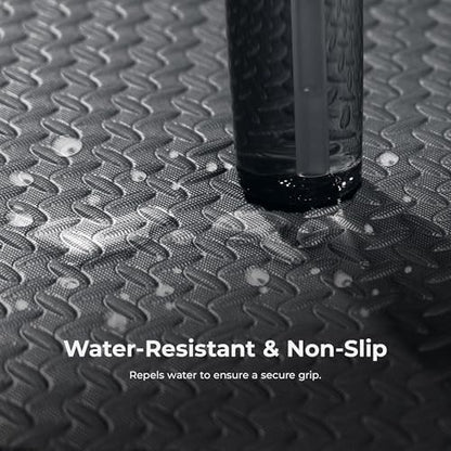 Sunny Health & Fitness Tri-Folding & Puzzle Exercise Mats – Extra Thick, Durable, Non-Slip, Water-Resistant Cushioning for Home Gym, Yoga, MMA, Gymnastics, Cardio, and Core Workouts