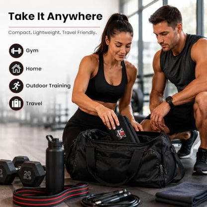 Hip Thrust Belt for Dumbbells Kettlebells & Barbell Plates – Adjustable Neoprene Glute Bridge Belt – Supports 600 LBS – Anti-Slip Hip Pad Workout Equipment for Women Men Home Gym