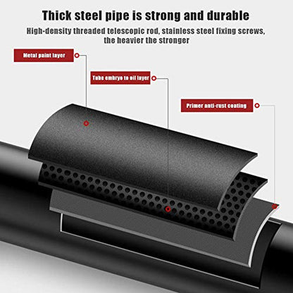 Doorway Pull Up Bar No Screws, Adjustable Width Chin Up Bar with Safety Lock & Anti-Slip Mat for Home Gym Exercise Fitness Strength Training, Max Weight Up to 350Kg