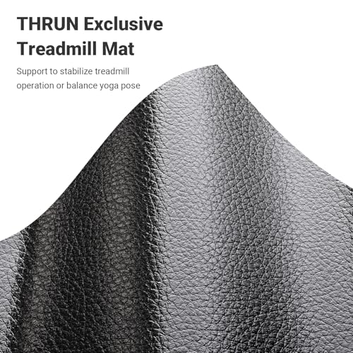 THERUN Home Gym Treadmill Exercise Bike Mat Non-Slip, Workout Mat Thick, Heavy-Duty Floor Mat for Fitness and Yoga, 2 Size Options - size: 78*35.5*0.23 inch