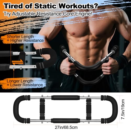 Twister Arm Trainer, 20-60lbs Adjustable Resistance Arm Trainer for Men&Women, Chest Workout Equipment Exercise Equipment for Home, Build Chest Clip Muscle Arm Strength Portable Workout Equipment - style: 40-90LBS