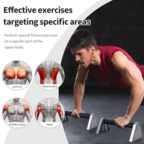 Aluminum Alloy Push Up Bars For Strength Training And Calisthenics,Non-slip Parallettes Pushup Handles,Durable And Lightweight Calisthenics Equipment.