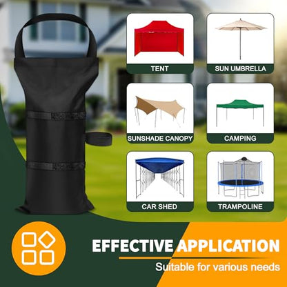 Enzeno Canopy Weights Sand Bags for Weight,120 LBS Pop Up Tent Weights,47x24cm,Sandbags for Gazebo,Tent,Garden Umbrella,Weights Bag Set of 4 (Without Sand) - size: Small