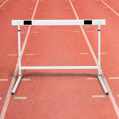 Adjustable Height Hurdles from 27 to 42 Inch Foldable Track and Field Equipment Jumping Speed and Agility Training Hurdle for Track Soccer Athletic Basketball Courses Drills