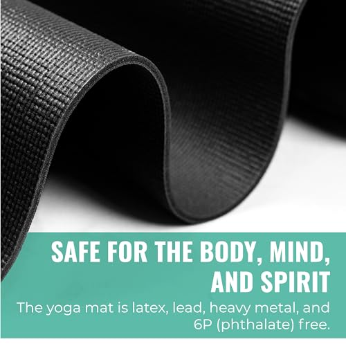 12 or 16-Pack Value Yoga Mat, 68" x 24" Non Slip Exercise Mat, 3mm Thick Gym Mat, Bulk Non Toxic Yoga Mats for Schools and Studios